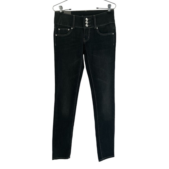 New! Costly Girl Embellished Blue Jeans sz 5 - Picture 1 of 12